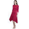 Elegant  Asymmetrical Hem Dress - DR927 Red